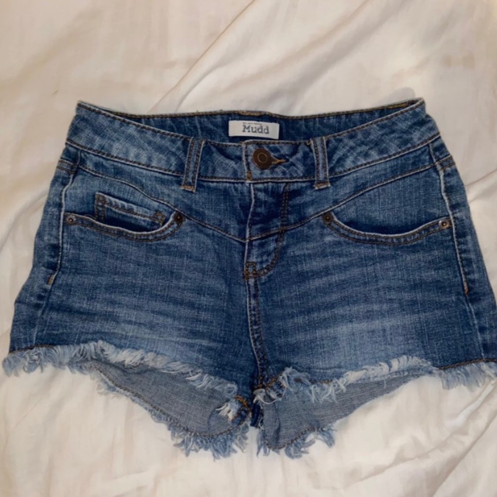 Mudd distressed denim shorts